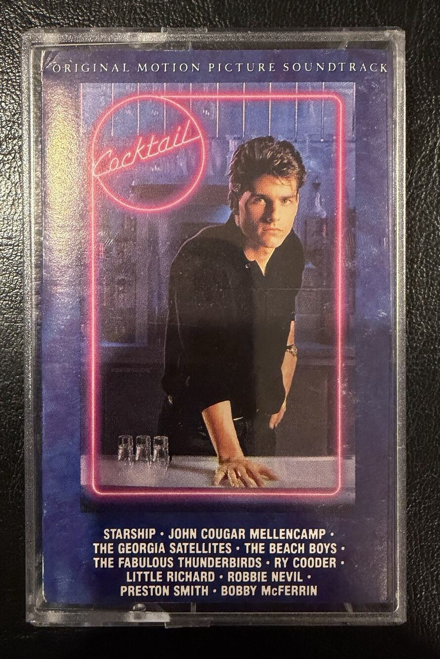 Vintage Cocktail Original Motion Picture Soundtrack 1988 Vintage Cassette Tape